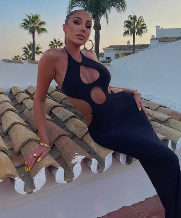 style summer halter neck tie sexy backless hollow out ruched bodycon dress