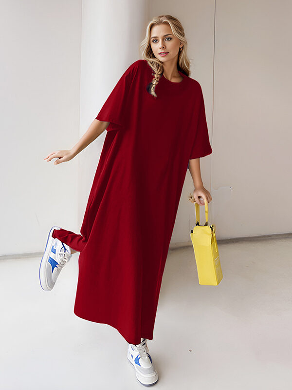 short-sleeved T-shirt dress female summer Women's dress