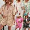 women's clothing summer trade casual shorts 2-piece set for women
