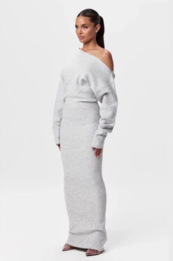 women's wear new off-shoulder long sleeve slim fit elegant gorgeous dress