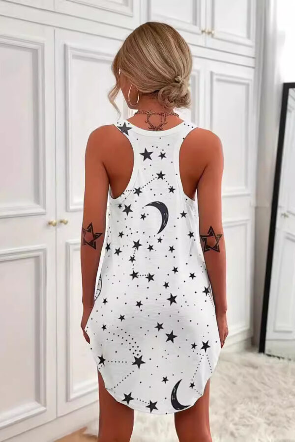 summer printing personality elements casual female loose dress